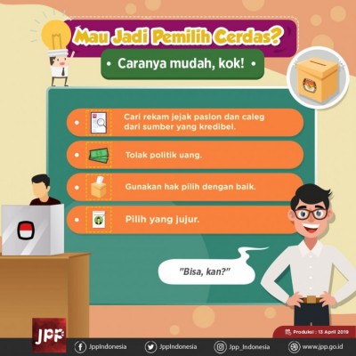 Mau Jadi Pemilih Cerdas? Caranya Mudah, Kok! - 20190415